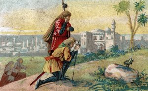 Chromolithography of the late 19th century by French School
