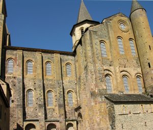 Church of St. Foy, begun c.1050 by Abbot Odolric by French School