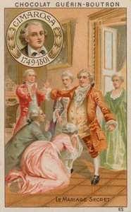 Cimarosa, The Secret Marriage by French School