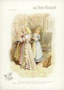Cinderella and the Ugly Sisters by French School