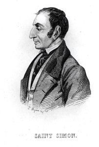 Claude Henri de Rouvroy (1760-1825) Comte de Saint-Simon (18th-19th century) by French School