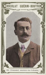 Minister of Colonies Clementel by French School