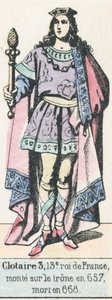 Clotaire III by French School