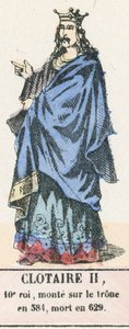 Clotaire II by French School