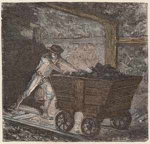 Coal mining by French School