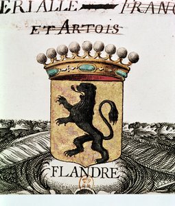 Coat of Arms of Flanders by French School