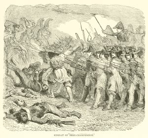 Combat of Fere-Champenoise by French School