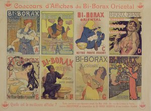 Competition for best poster advertising the French cleaning agent Bi-Borax Oriental