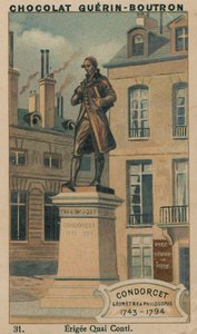 Condorcet, Geometer & Philosopher, 1743-1794, Erected Quai Conti by French School