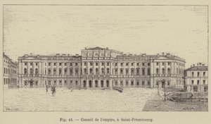 Council of the Empire, in Saint Petersburg by French School