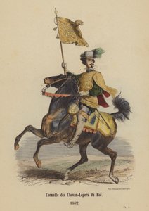 Cornette des Chevau-Legers du Roi, 1592 by French School