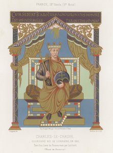 Coronation of Charles the Bald by French School