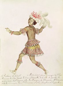 Costume Design for a Coral Fisher for The Marriage of Thetis and Peleus by Francesco Cavalli