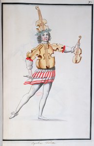 Costume of Apollo-Violin for the Ballet de la Nuit by Jean-Baptiste Lully danced by Louis XIV, 23rd February 1653 by French School