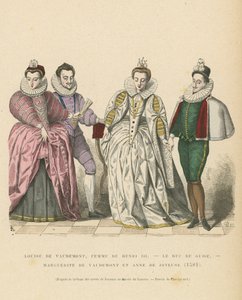 Costume of the French Nobility, 1581 by French School