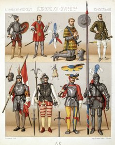 Costumes and Armor of the Middle Ages - in 