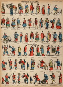 Costumes of Mexico and China