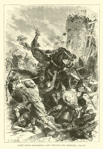 Count Eudes Re-entering Paris Through the Besiegers by French School