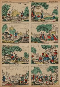 Countryside Scenes by French School