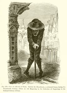 Cour des Miracles of Paris. Talebot the Hunchback, a Celebrated Scamp during the Seventeenth Century by French School