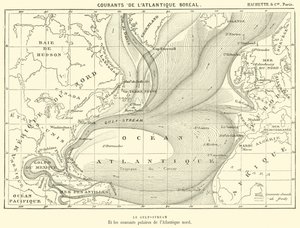 Currents of the Northern Atlantic by French School