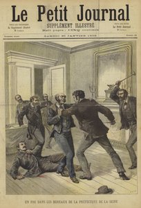 Cover of Le Petit Journal, 30 January 1892 by French School