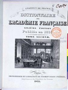 Cover of the Dictionnaire de l