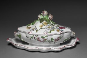 Covered Sauce Tureen with Attached Stand, c.1765 by French School