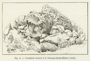 Cromlech Found at La Varenne-Saint-Hilaire, 1858 by French School
