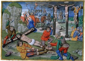 Crucifixion of Jesus by French School