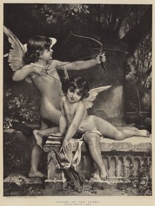Cupids on the alert by French School