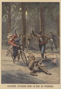 Cyclists attacked in the Bois de Vincennes in Paris by French School