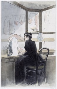 Cashier Woman (at the Butcher