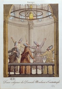 Dance of the Mewlewis Dervishes in Constantinople, 1811 by French School
