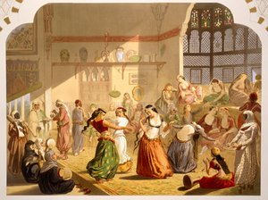 Dancing Ceremony in Cairo, 1860