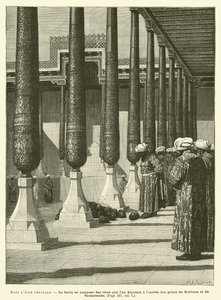 In Central Asia (engraving) by French School