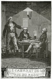 Danton, Marat, Robespierre - Illustration from Ninety-Three