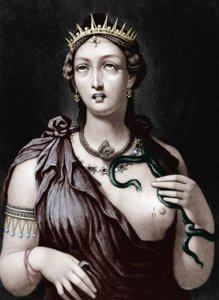 Death of Cleopatra VII, Macedonian Queen of Egypt by French School