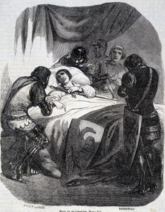 Death of Du Guesclin in 1380 - in Histoire de France by L.-P. Anquetil by French School