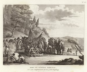 Death of General François Séverin Marceau-Desgraviers by French School