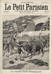 Death of Spanish bullfighter El Tito, Perpignan, France by French School