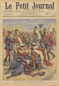 Death of a French colonial soldier by French School