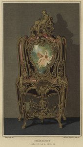Decorated Serre-Bijoux by Joseph Emmanuel Zwiener, 19th Century