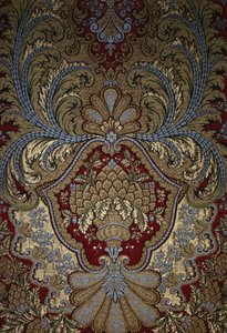 Decorative Detail from a Tapestry, Palace of Versailles by French School