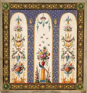 Decorative Design for a Garden Arbour or Loggia