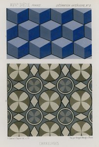 Decorative tiles of the 17th century
