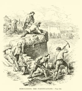 Demolishing the Fortifications by French School