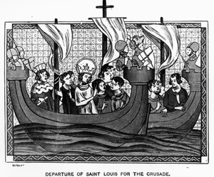 Departure of St. Louis for the Crusade