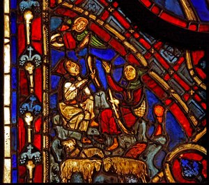 The Annunciation to the Shepherds (ex Varennes-Jarcy - originally from the Abbey de Gercy?)