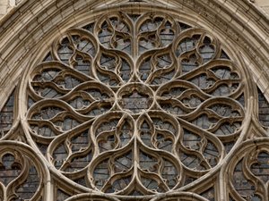 The north rose window